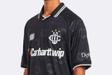 Carhartt WIP Hartt's Football T-Shirt Heart Train Jacquard Black