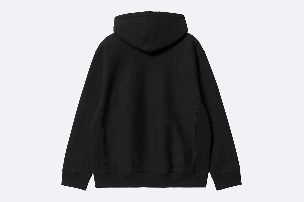 Carhartt WIP Hooded American Script Sweat Black