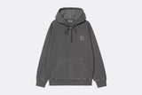 Carhartt WIP Hooded Nelson Sweat Graphite Garment Dyed