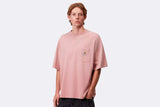 Carhartt WIP Hudson Pocket T-shirt Daphne Chalk Wash