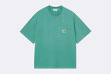 Carhartt WIP Hudson Pocket T-shirt Saguaro Chalk Wash
