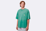 Carhartt WIP Hudson Pocket T-shirt Saguaro Chalk Wash