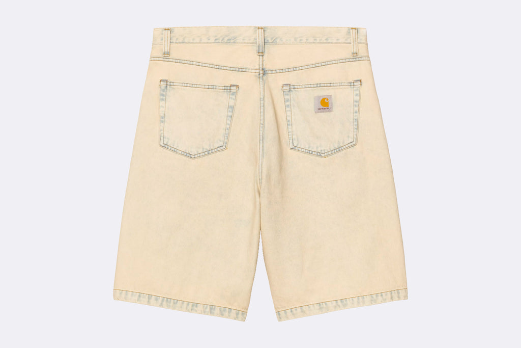 Carhartt WIP Landon Short Robertson Denim Blue Sand Bleached