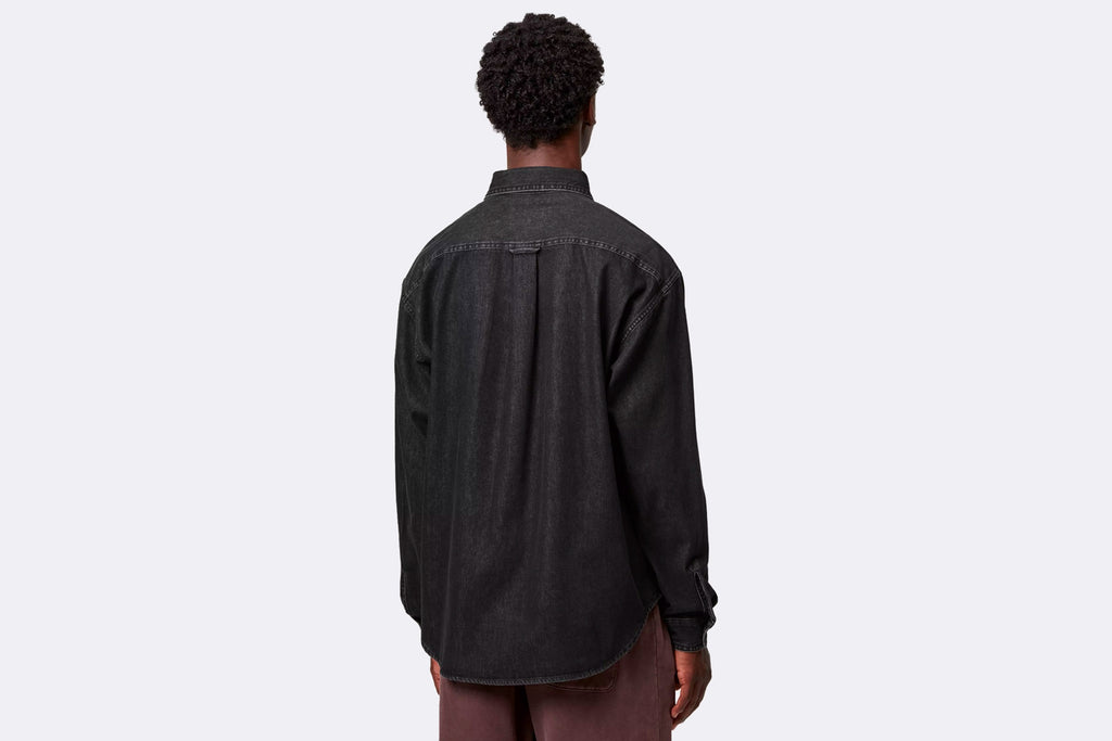 Carhartt WIP Lucas Shirt Black Stone Washed