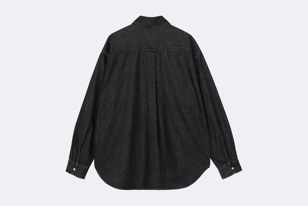Carhartt WIP Lucas Shirt Black Stone Washed
