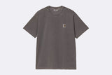 Carhartt WIP Nelson T-shirt Graphite Garment Dyed