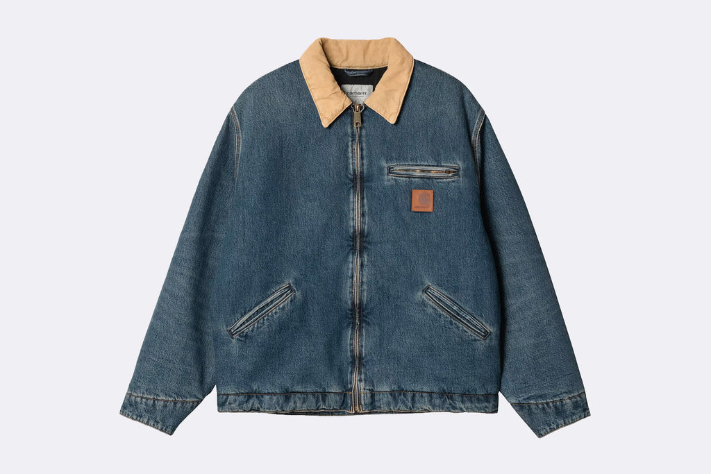 Carhartt WIP OG Detroit Jacket Blue Dusty H brown