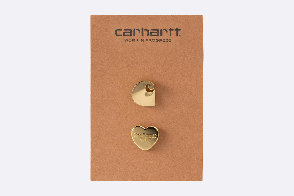 Carhartt WIP Pins Set Zin Alloy Gold