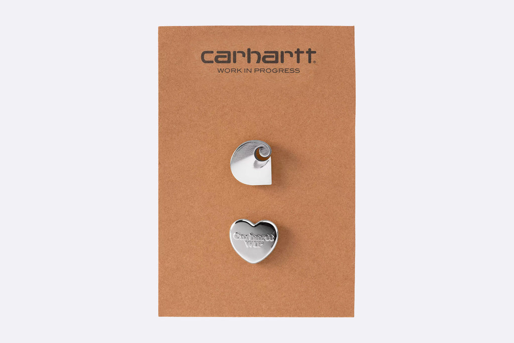 Carhartt WIP Pins Set Zin Alloy Silver