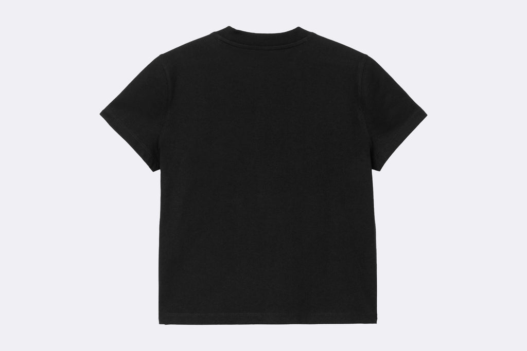Carhartt WIP Wmns Psshh T-Shirt Black / Blue Fog