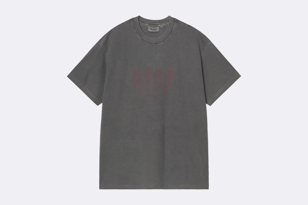 Carhartt WIP Terrestrial T-Shirt Black / Arbusta Pigment Garment Dyed