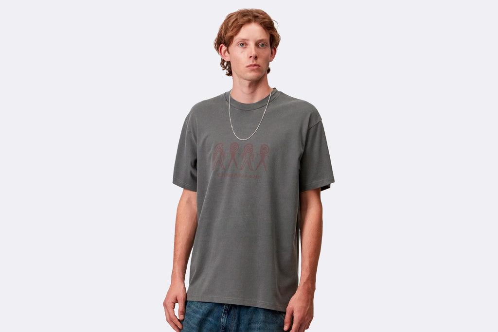 Carhartt WIP Terrestrial T-Shirt Black / Arbusta Pigment Garment Dyed