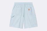 Carhartt WIP Toland Short Cotton Seersucker Toland Stripe Blue Fog