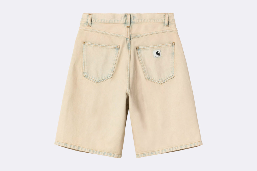 Carhartt WIP Wmns Brandon Short Smith Denim Blue Sand Bleached