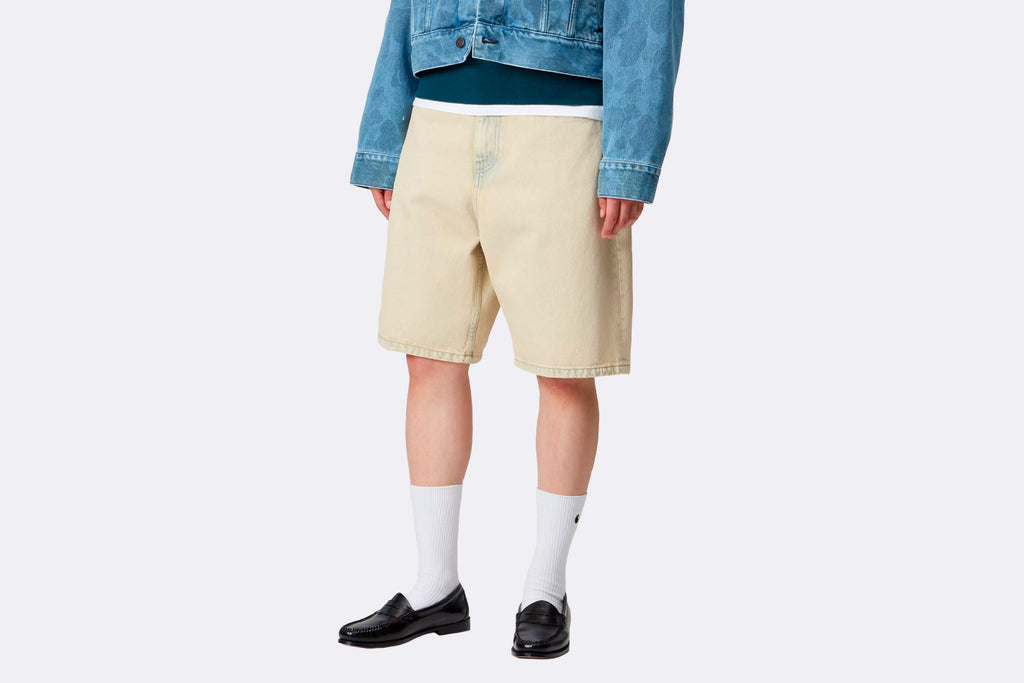 Carhartt WIP Wmns Brandon Short Smith Denim Blue Sand Bleached