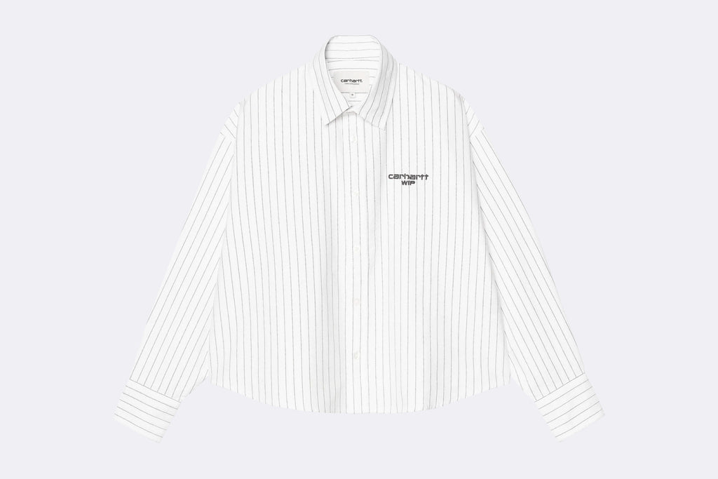 Carhartt WIP Wmns Cassel Shirt Cassel Stripe White Black