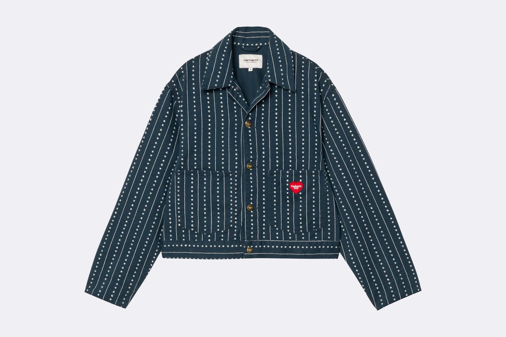 Carhartt WIP Wmns Drewe Jacket Heart Pinstripe