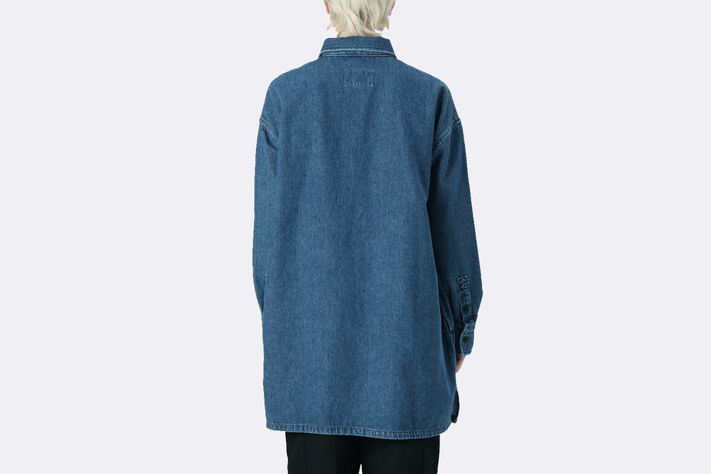 Carhartt WIP Wmns Glennon Shirt Jacket Blue Stone Washed