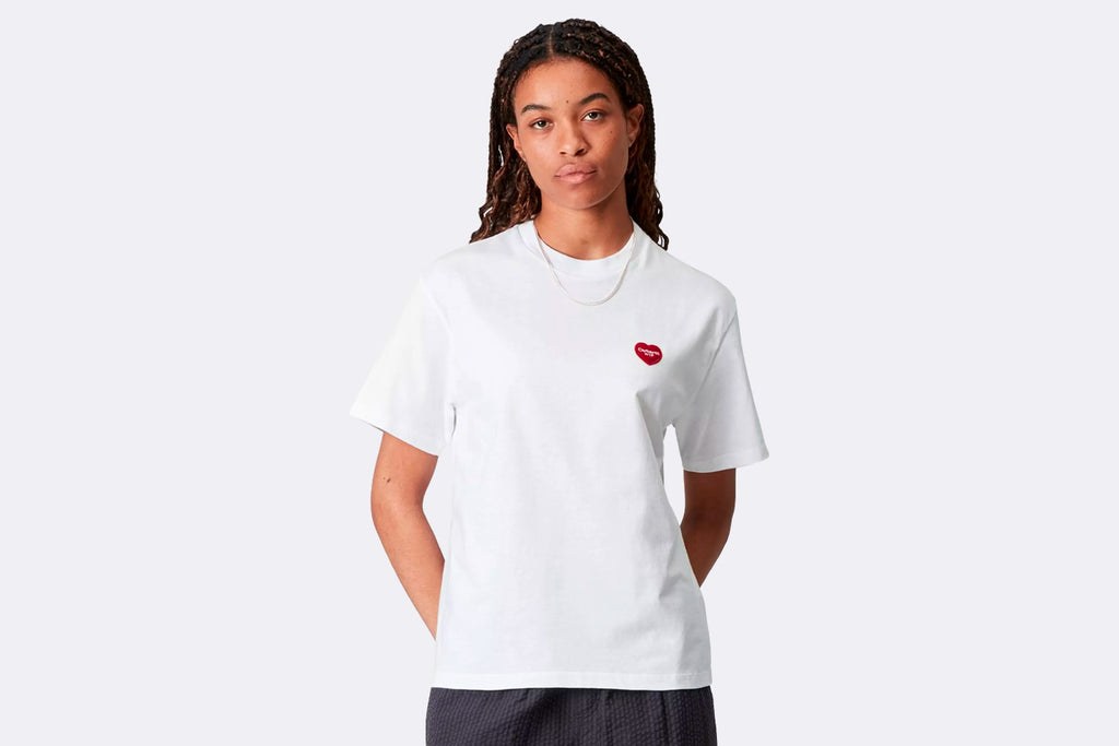 Carhartt WIP Wmns Heart II Hartt T-Shirt White
