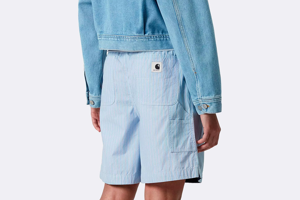 Carhartt WIP Wmns Nota Short Bova Stripe Bluebird