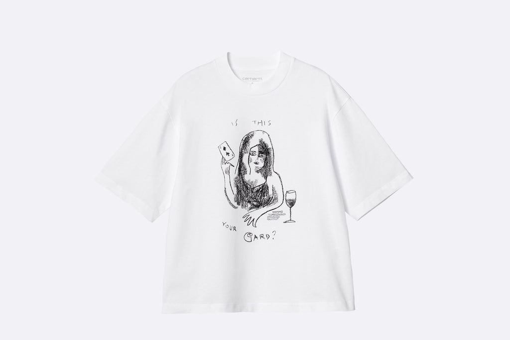 Carhartt WIP Wmns Pepe Card T-shirt White