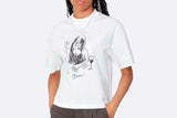 Carhartt WIP Wmns Pepe Card T-shirt White