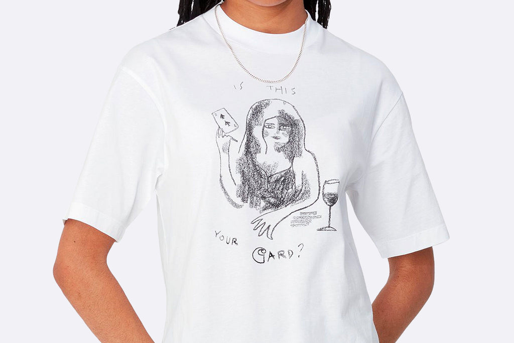 Carhartt WIP Wmns Pepe Card T-shirt White