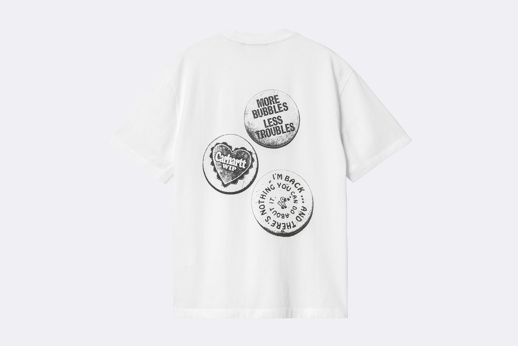 Carhartt WIP Wmns Pins Tee White