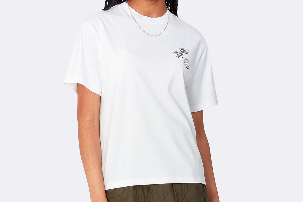 Carhartt WIP Wmns Pins Tee White