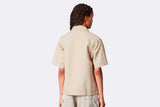 Carhartt WIP Wmns S/S Michigan Shirt Natural Rinsed