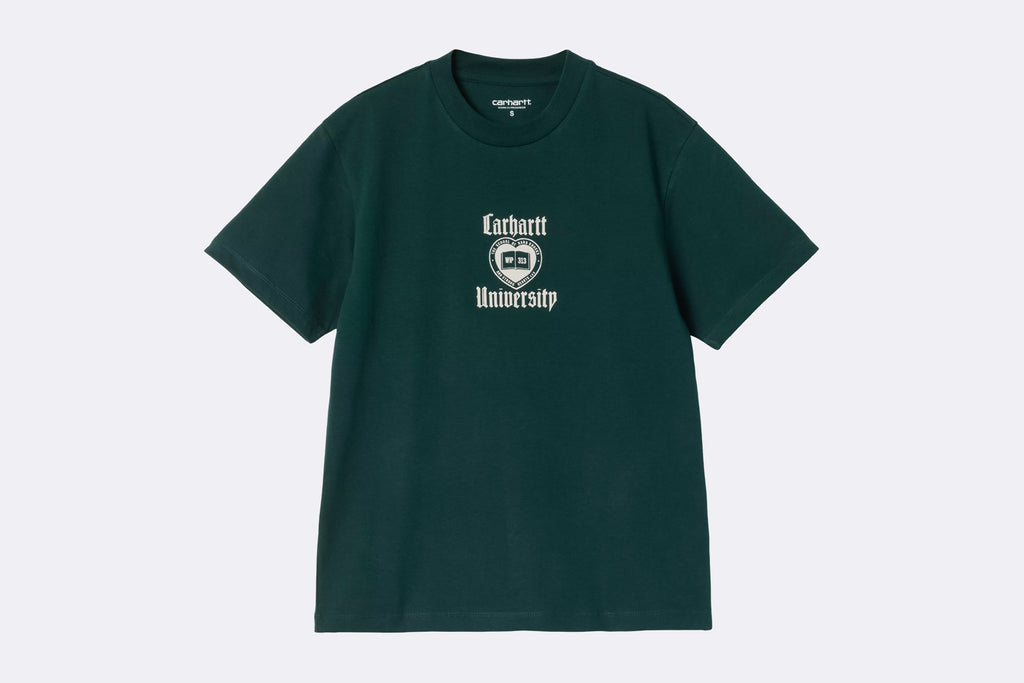 Carhartt WIP Wmns Schooling T-Shirt Deep Lagoon