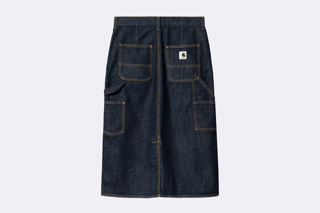 Carhartt WIP Wmns Single Knee Skirt Blue Rinsed