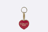 Carhartt Wip Heart Keychain Zin Alloy Red