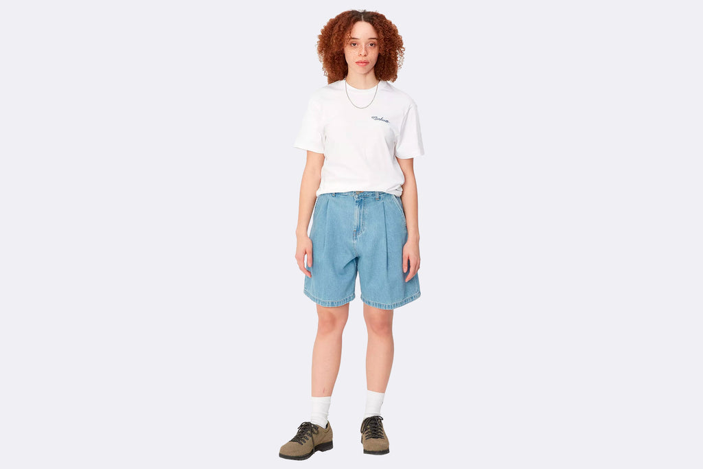 Carhartt WIP Wmns Alta Short Blue Stone Bleached