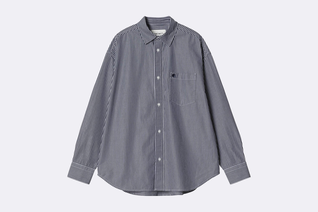Carhartt WIP Wmns Arvin Shirt Stripe Space