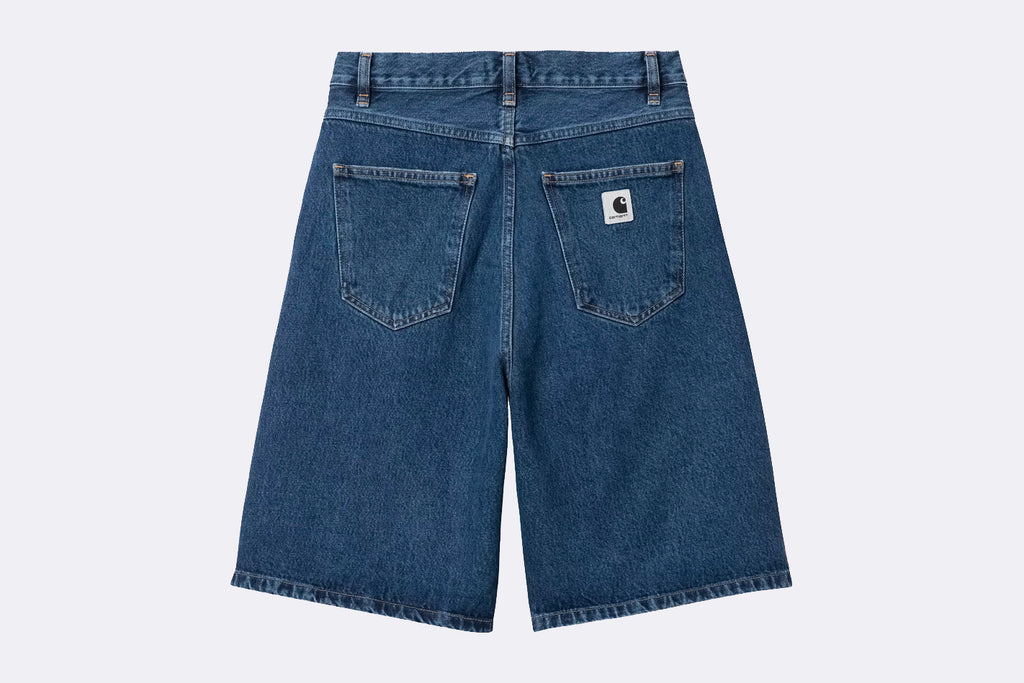 Carhartt WIP Wmns Brandon Short Blue Stone Washed