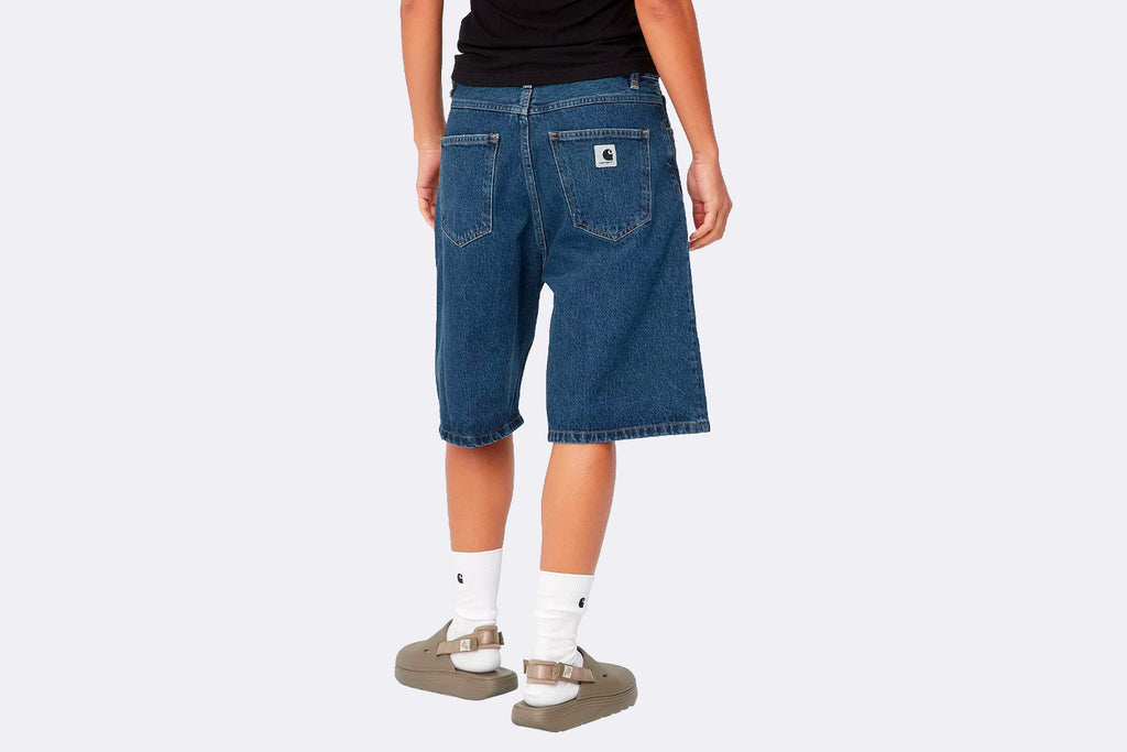 Carhartt WIP Wmns Brandon Short Blue Stone Washed