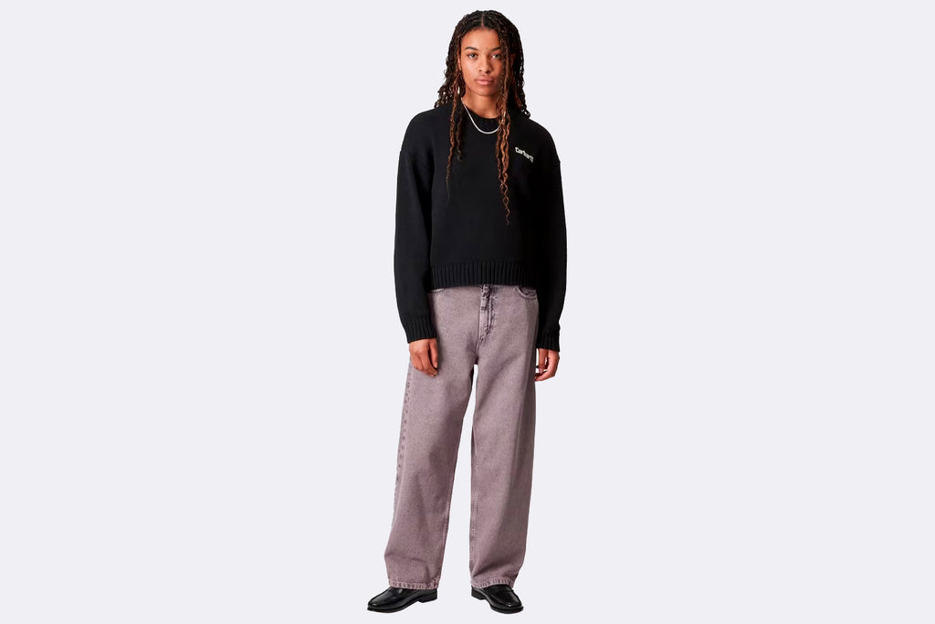 Carhartt WIP Wmns Brandon Pant Black Hortensia