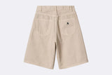 Carhartt WIP Wmns Brandon Short Fleur De Sel Stone Dyed
