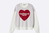 Carhartt Wmns Heart Sweater White