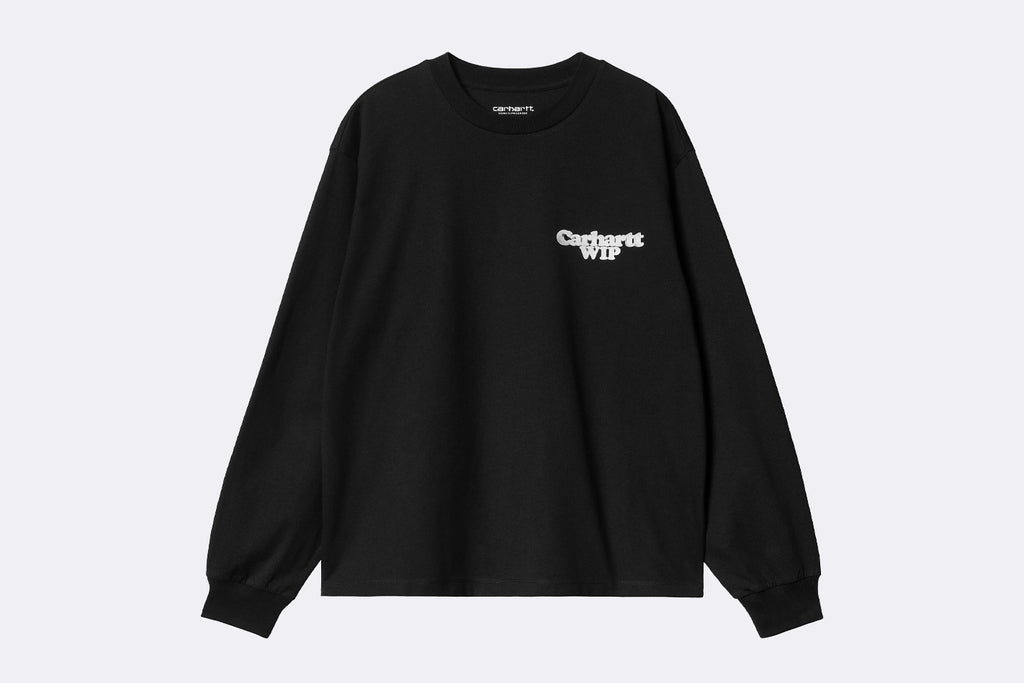Carhartt WIP Wmns L/S Linked Charms T-Shirt Black Silver