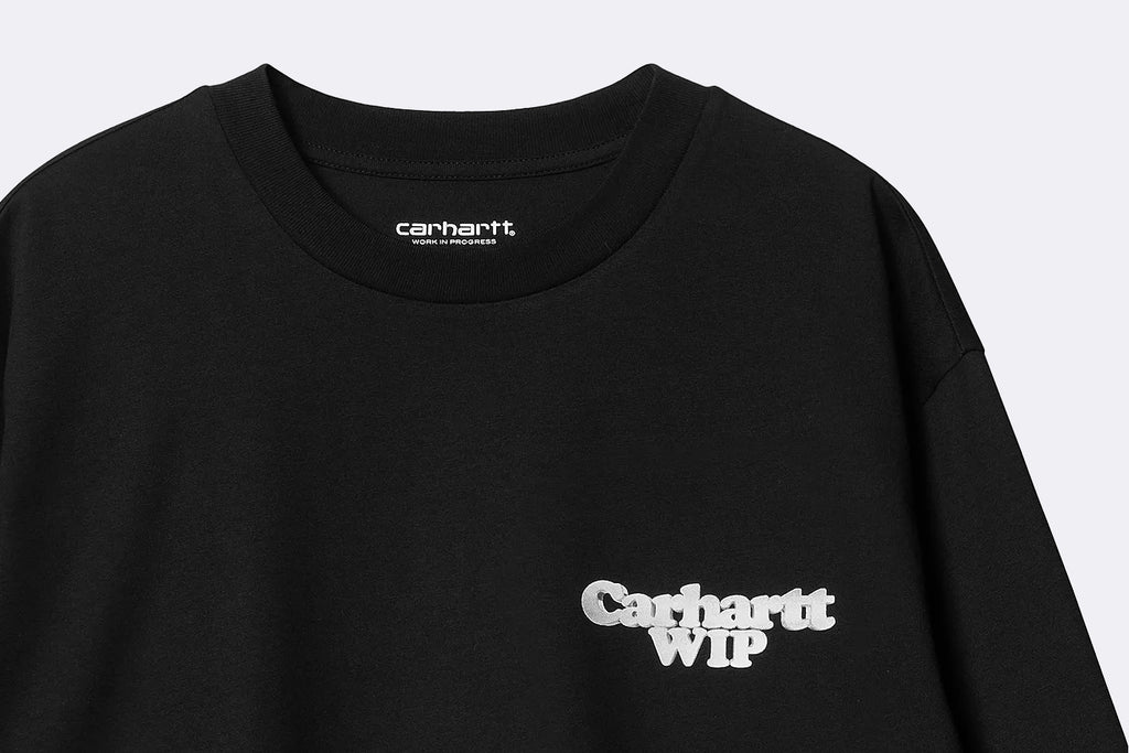 Carhartt WIP Wmns L/S Linked Charms T-Shirt Black Silver