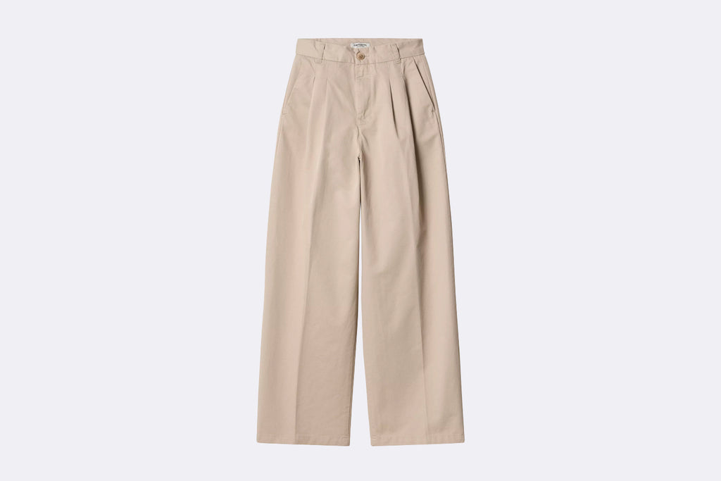 Carhartt WIP Wmns Leola Pant Dusky Beige Stone Washed