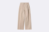 Carhartt WIP Wmns Leola Pant Dusky Beige Stone Washed