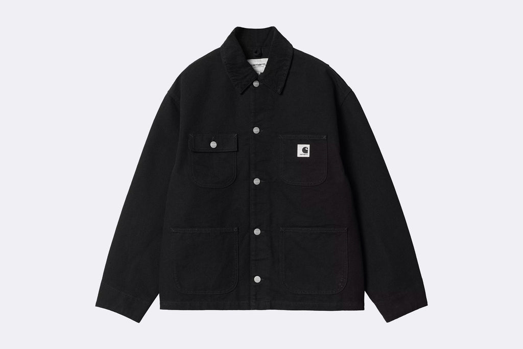 Carhartt WIP Wmns Og Michigan Coat Black Rinsed