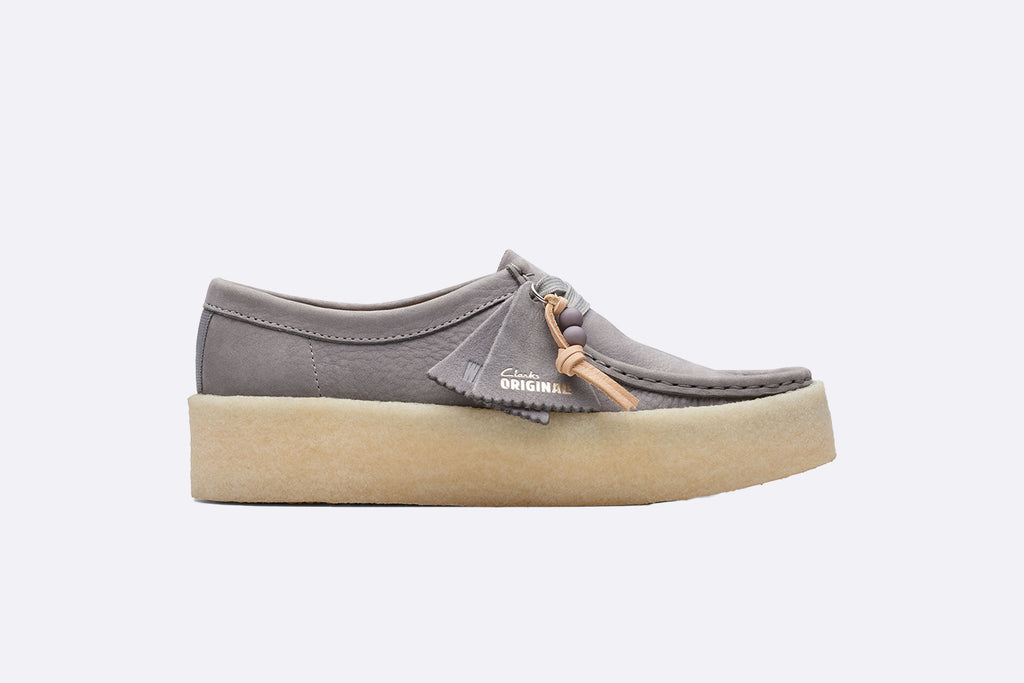 Clarks Originals Wmns Wallabee Cup Steel Grey Nubuck