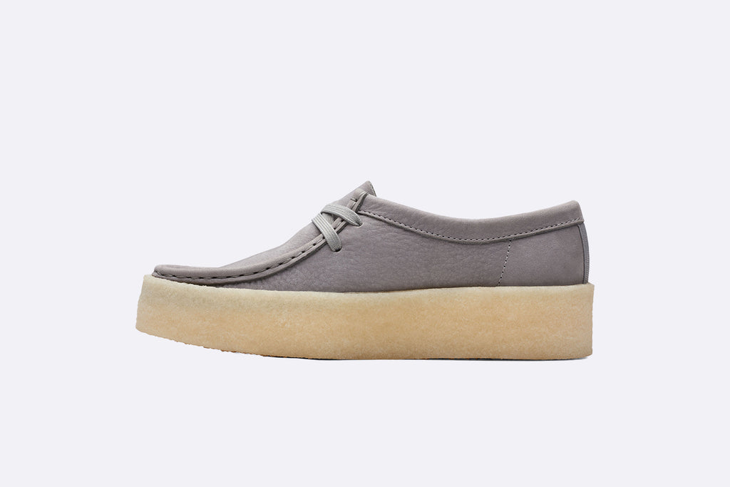 Clarks Originals Wmns Wallabee Cup Steel Grey Nubuck