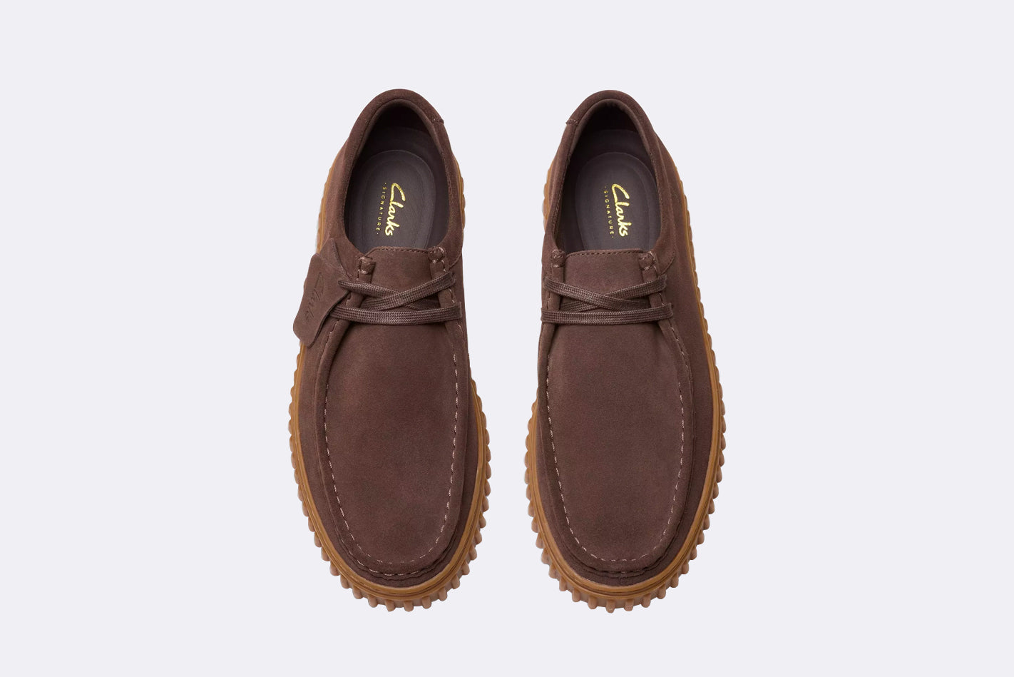 Clarks Torhill Lo Dark Brown Suede