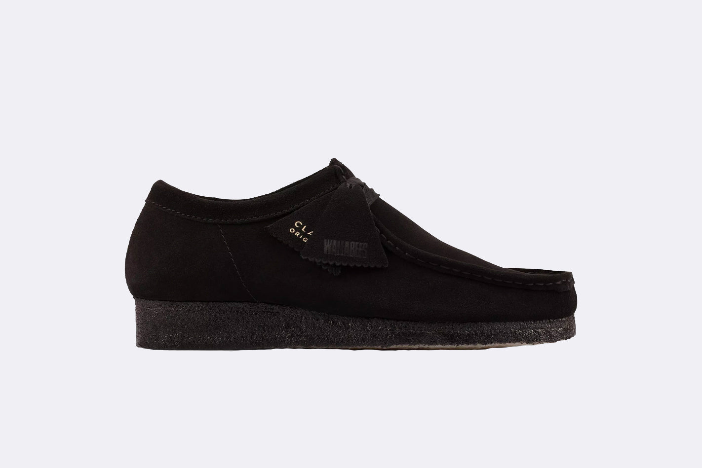 Clarks Wallabee Black Suede