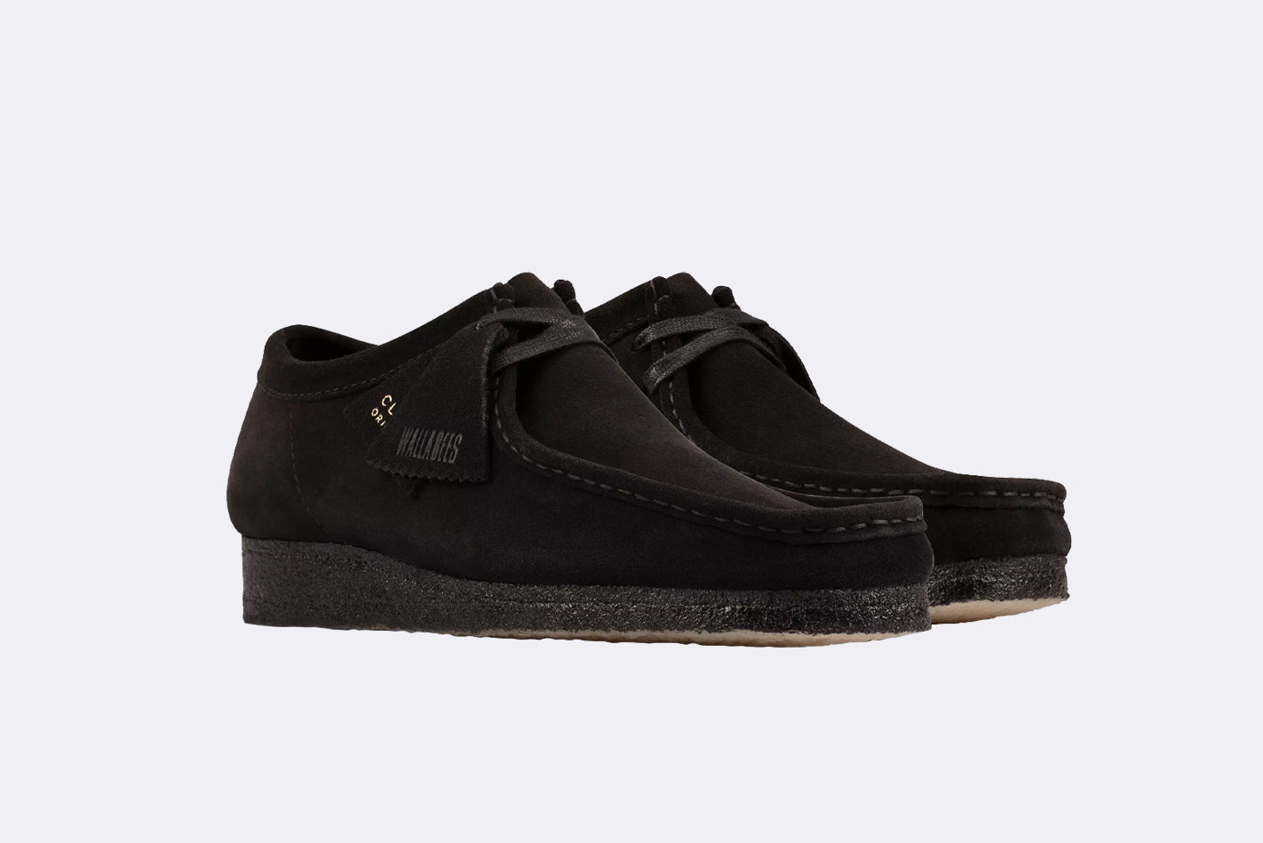 Clarks Wallabee Black Suede
